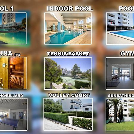 Sea View Apartment - 3 Swimming Pool & Fitness Albufeira Kültér fotó